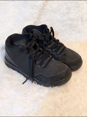 Jordan Black Youth High-Top Sneakers Size 12C